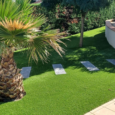 gazon synthétique avec amènagement paysager à Blagnac en Haute Garonne 31